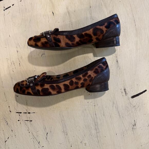 Dolce & Gabbana Animal Print Leather Ballet Flats Shoes Size 36 6 - Picture 5 of 10